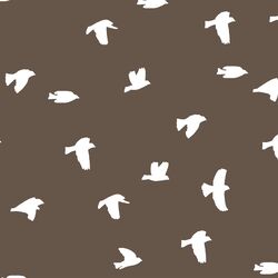 Flock Silhouette in Timber