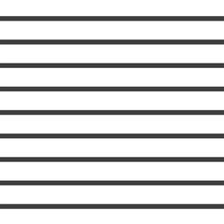 Garden Stripe in Onyx on White
