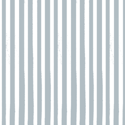 Pinstripe in Dusky Blue