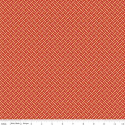 Basket Weave in Red Gold
