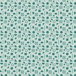 School Yard Shapes in Green
