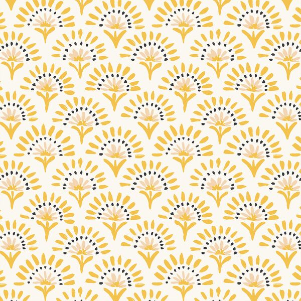 Flower Fan in Bright
