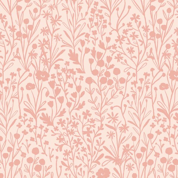 Floral Silhouette in Sweet Nectar