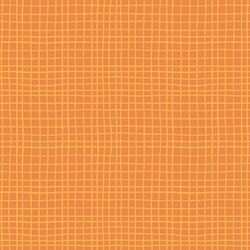 Sketched Plaid in Pumpkin Orange
