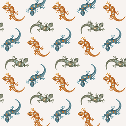 Lizards in Off White