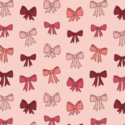 Ribbon Bows in Petal Pink