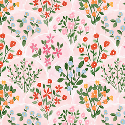 Spring Blooms in Garden