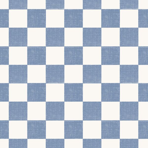Checkered in Slate Blue