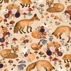 Autumn Whimsy in Warm Oak