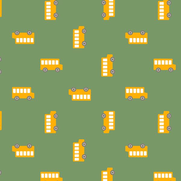 School Bus in Bright
