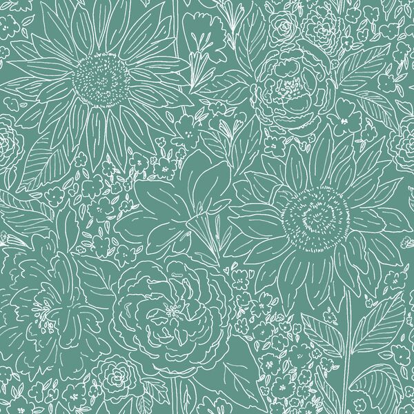 Paperie in Ocean Green