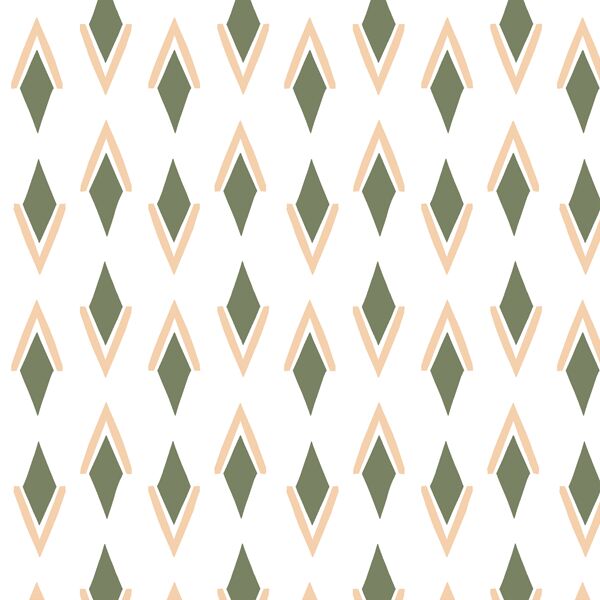 Woven Basket in Olive and Nectar