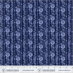 Garden Rows in Delft Blue