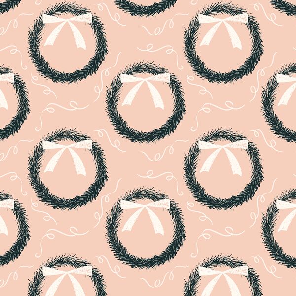 Deck the Halls in Frosted Pink