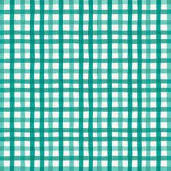 Gingham in Jade