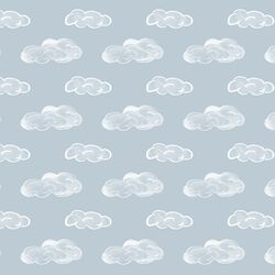 Clouds in Airy Blue