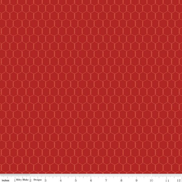 Chicken Wire in Red