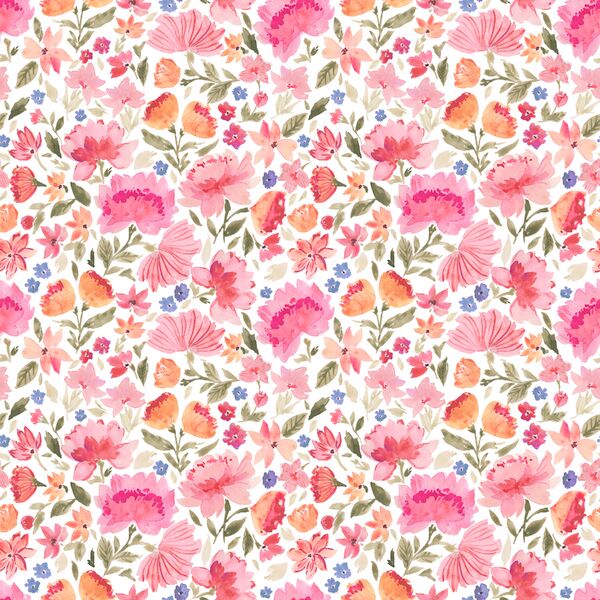 Little Painted Peonies in Delight