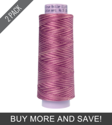 Pink Flox (9090-9839) - Silk Finish Cotton Multi 50wt - 1500 Yards (2 Pack)