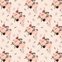 Small Woodland Trail Bouquet in Soft Peach