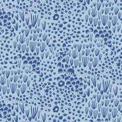 Rainforest Flora in Waterfall Blue