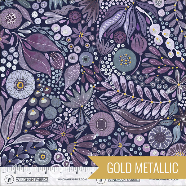 Wild Woodland in Amethyst Metallic