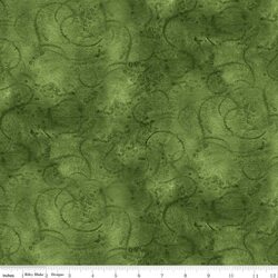 Painter's Watercolor Swirl in Basil