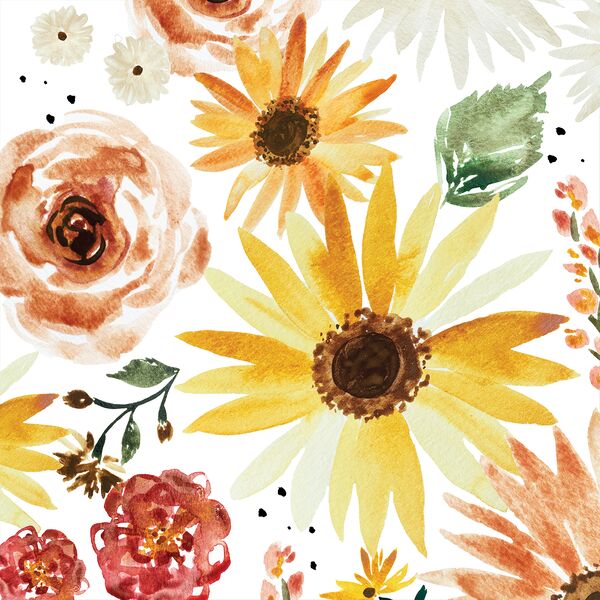 Parade Floral in Cloud