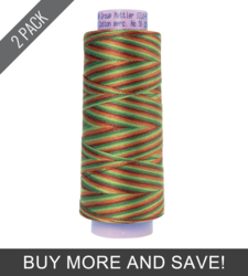 Forest Land (9090-9822) - Silk Finish Cotton Multi 50wt - 1500 Yards (2 Pack)