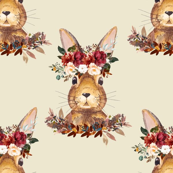 Autumn Hare in Soft Beige