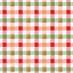 Painted Gingham in Merry Berry