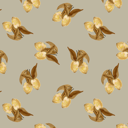 Vintage Lemons in Sea