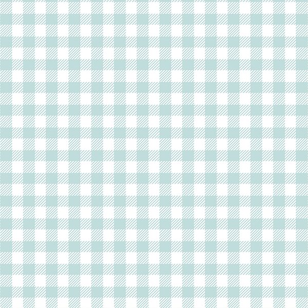 Small Buffalo Plaid in Glacier Blue