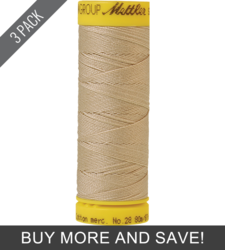 Eggshell (9128-1000) - Silk Finish Cotton 28wt - 87 Yards (3 Pack)