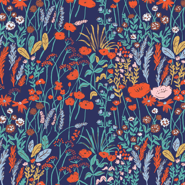Meadow in Dark Blue