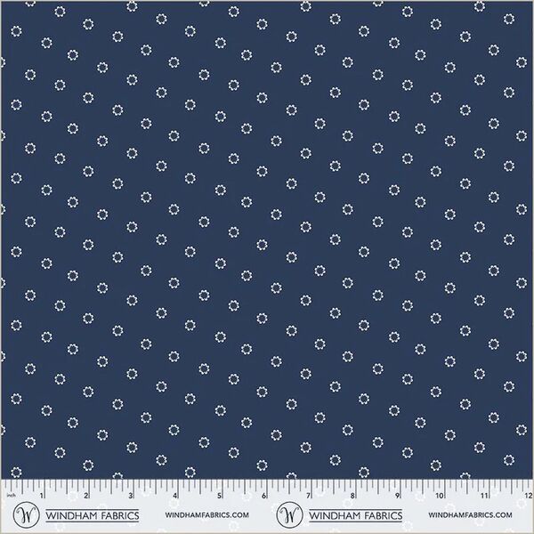 Daisies in Navy