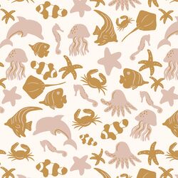 Ocean in Golden Summer