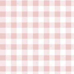Medium Buffalo Plaid in Blush