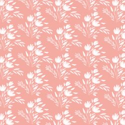 Etched Floral in Rose Pink