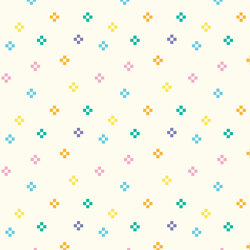 Cosmic Confetti in Ivory