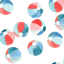 Large Beach Balls in White