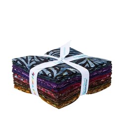 Express Yourself! Batiks Fat Quarter Bundle in Color Beads