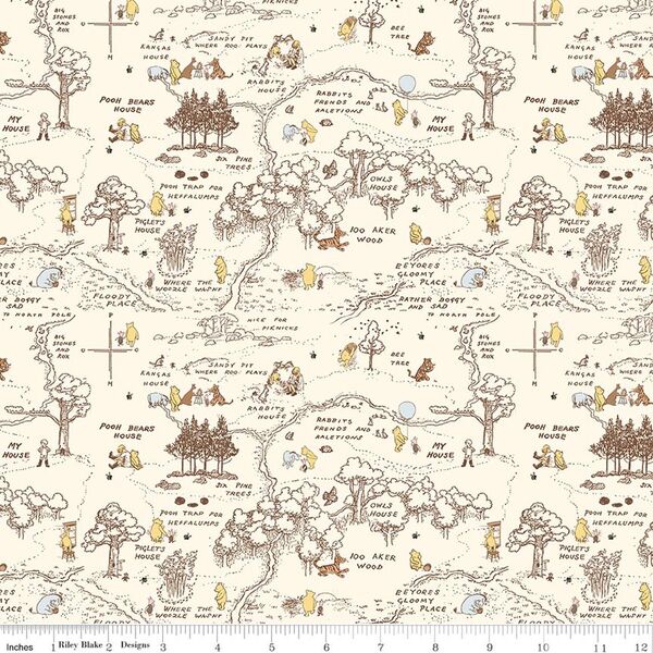 100 Aker Map in Cream