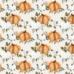 Pumpkin Fields in Cream