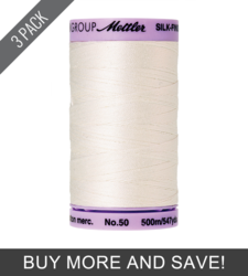 Candlewick (9104-3000) - Silk Finish Cotton 50wt - 547 Yards (3 Pack)