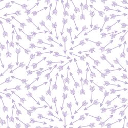 Arrows in Lilac on White