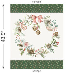 Holiday Spirit Wreath Panel