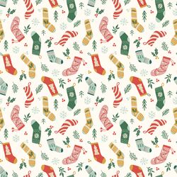 Little Christmas Stockings in Happy