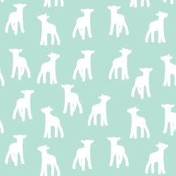 Lamb Silhouette in Aloe