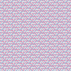 Ring of Hearts in Aurora Pink and Cream